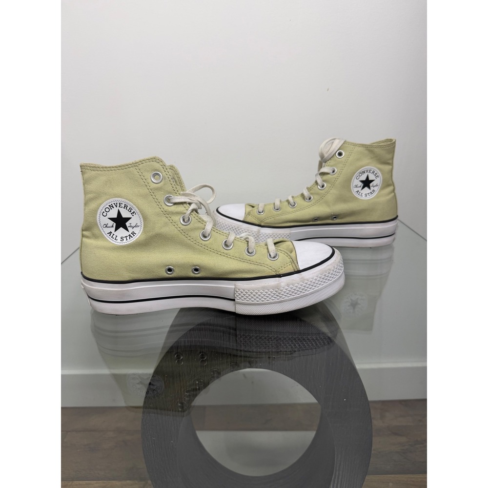 Converse Chuck Taylor All Star Lift High Top Sage Green Sneakers A03386F Size‎ 9